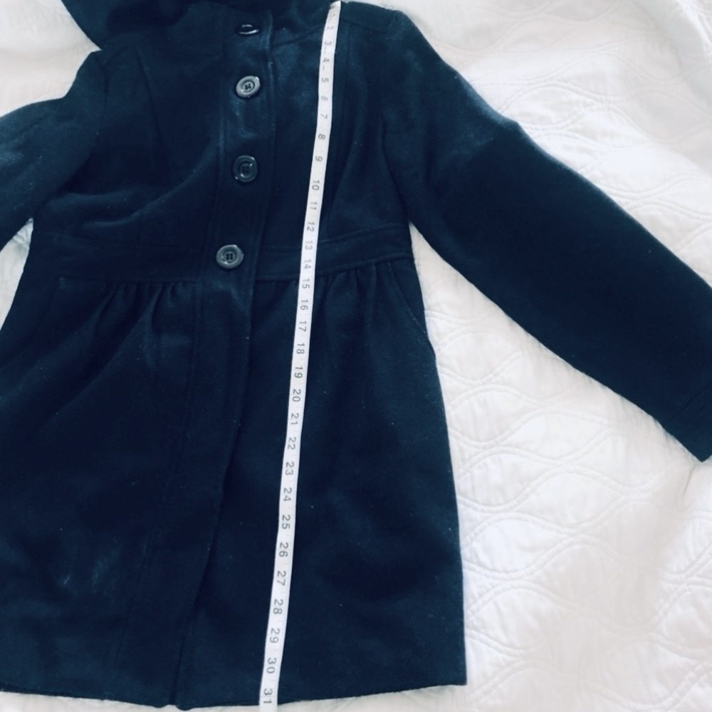 Blue hooded coat size M - Picture 7 of 7
